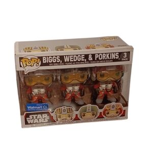 Star Wars Biggs, Wedge, & Porkins 3 Pack Funko Pop NWT